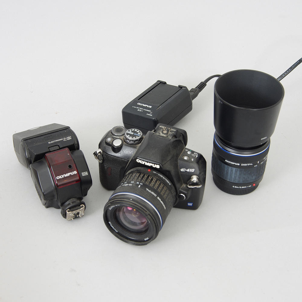 DIGITALKAMERA MED TILLBEHÖR, Olympus E-410.