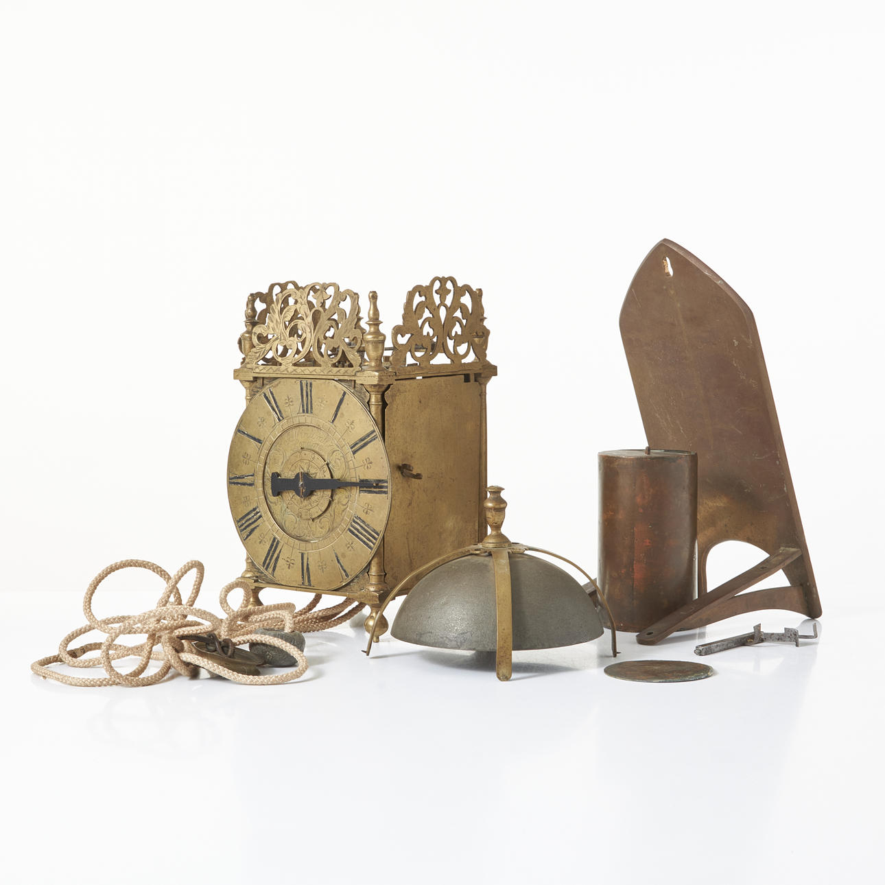 A partly 18th century lantern, England.