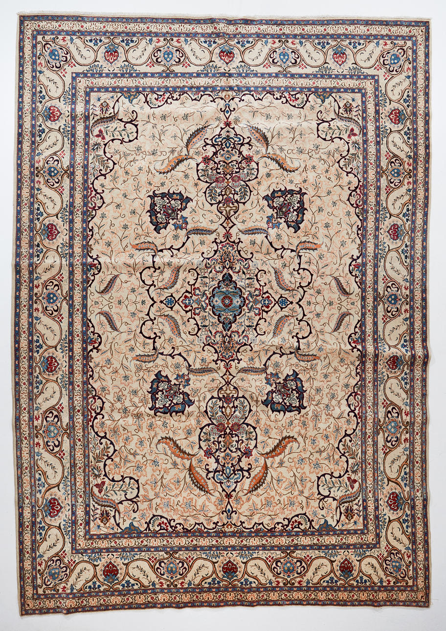 ORIENT CARPET, Keshan, semi-antique.