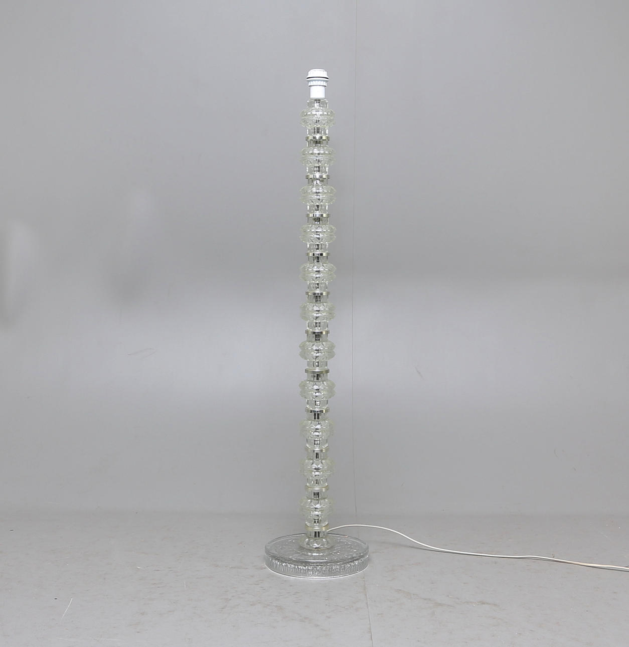 GOLVLAMPA, glas, 1960/70-tal.