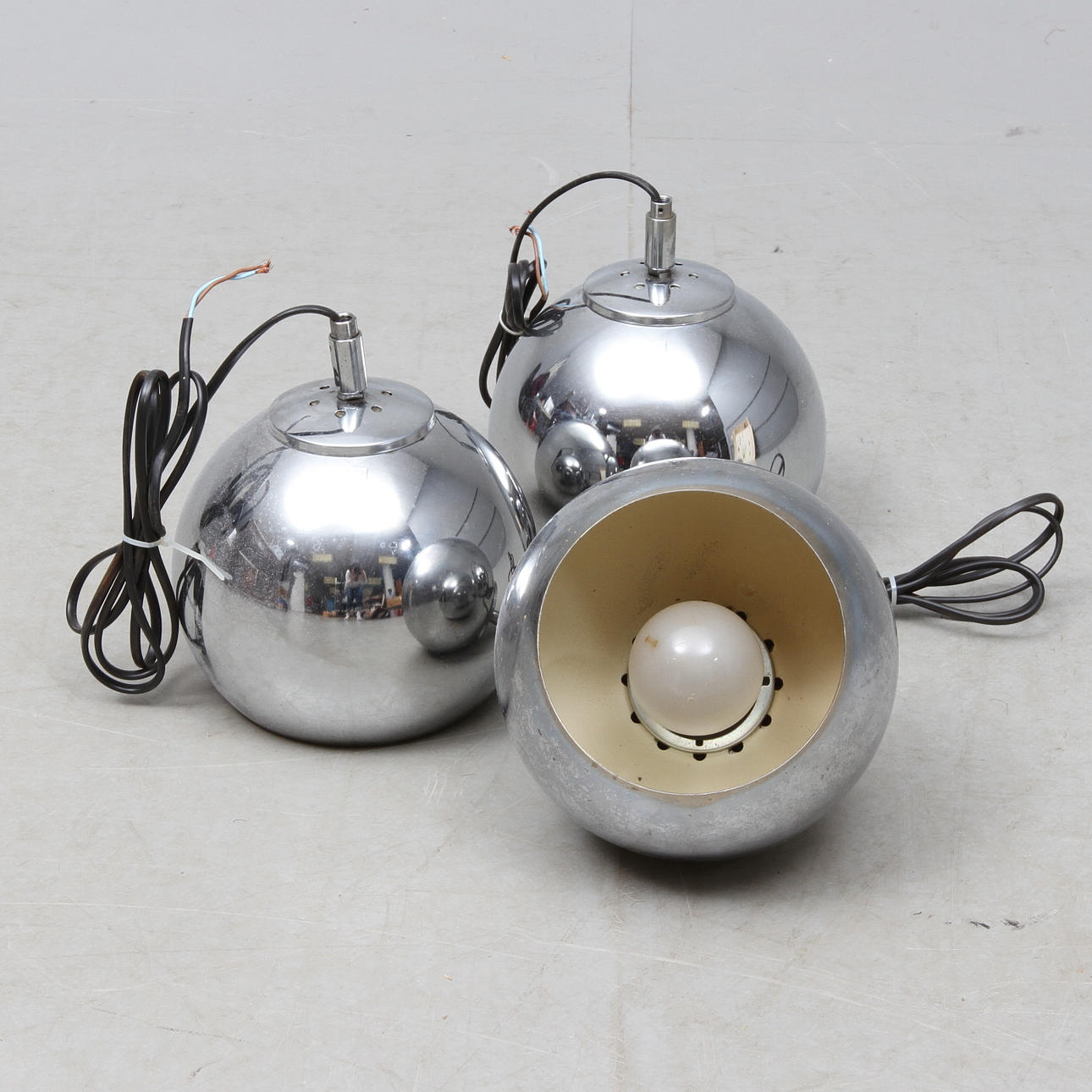 TAKLAMPOR, 3 st, 1900-talets andra hälft.