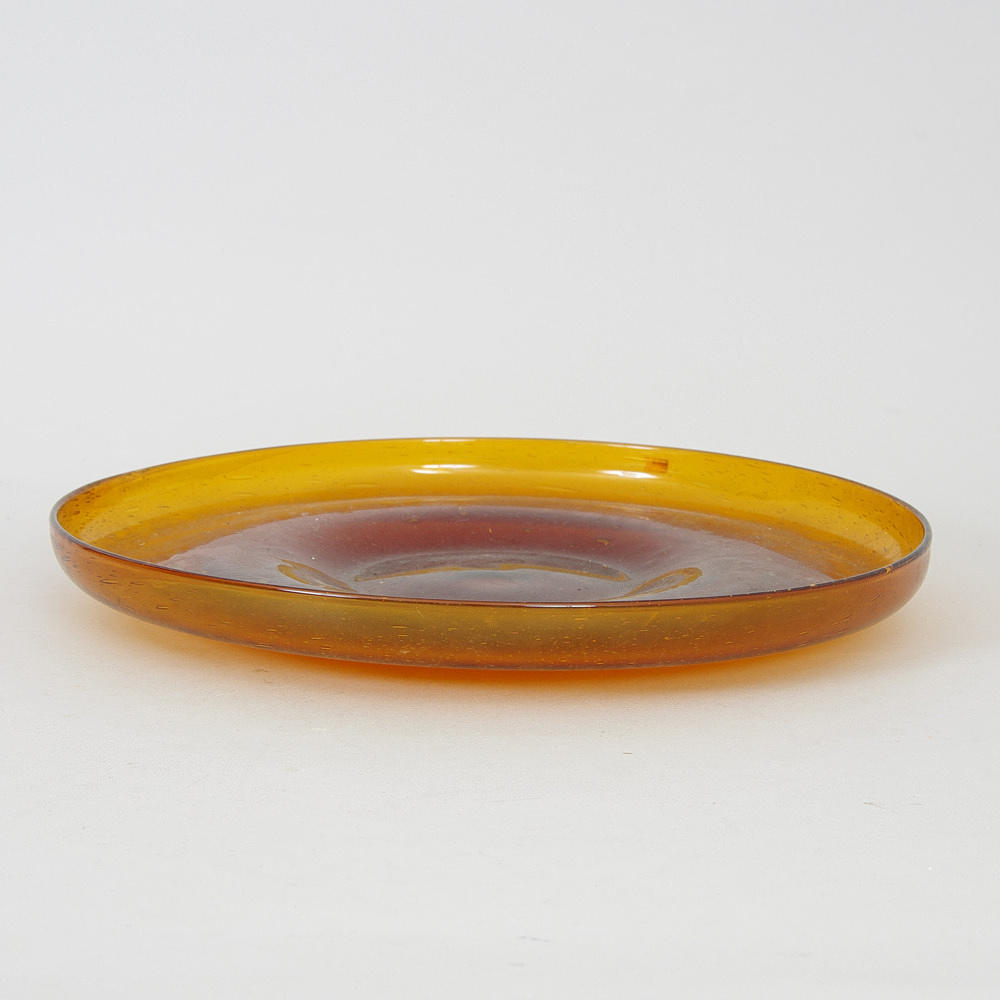 SKÅL, brunt glas, Eric Höglund, Boda.