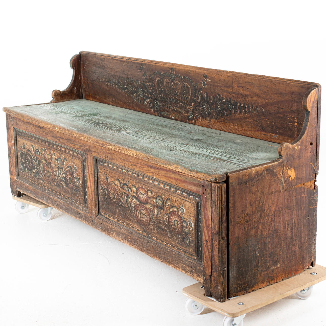 FÅLLBÄNK, allmoge, 1800-tal.