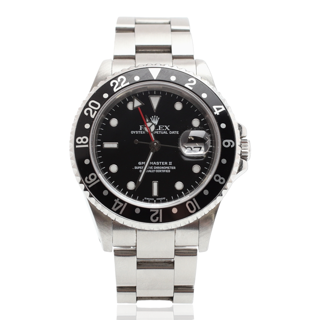 ARMBANDSUR, Rolex, GMT Master II, stål, ca 2000.