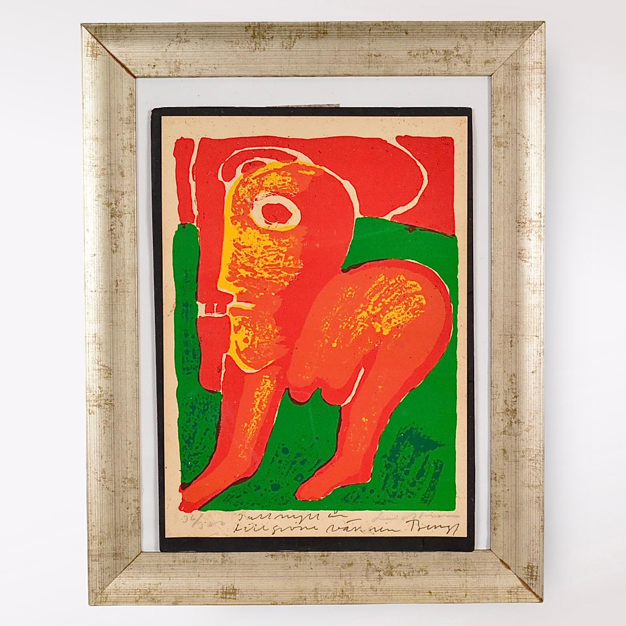 BENGT LINDSTRÖM. litografía en color.