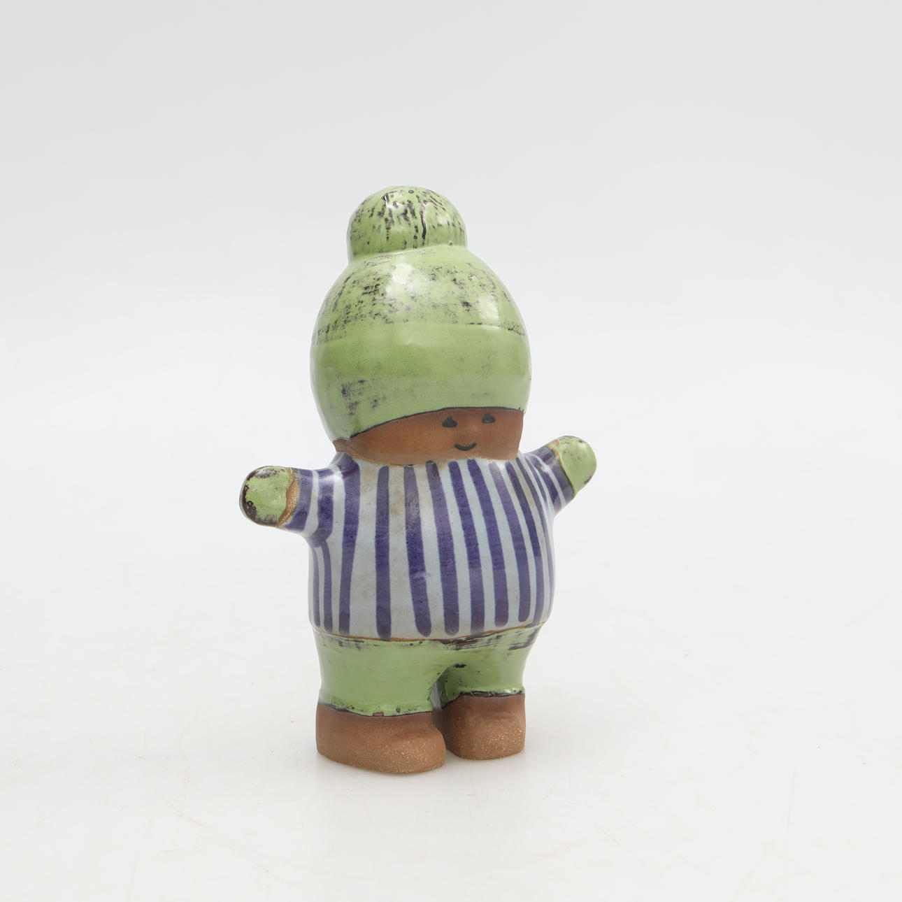 LISA LARSON. ESTATUILLA, «Donald «, gres, Gustavsberg, marcada.