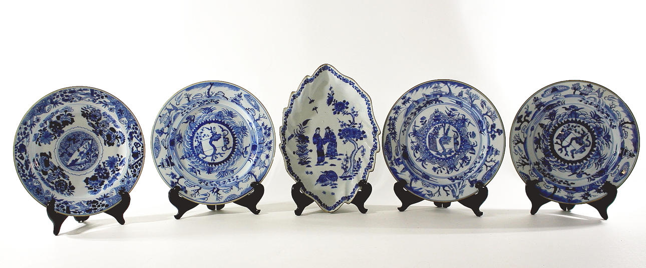 FAT, 5 st,porslin, Kina.