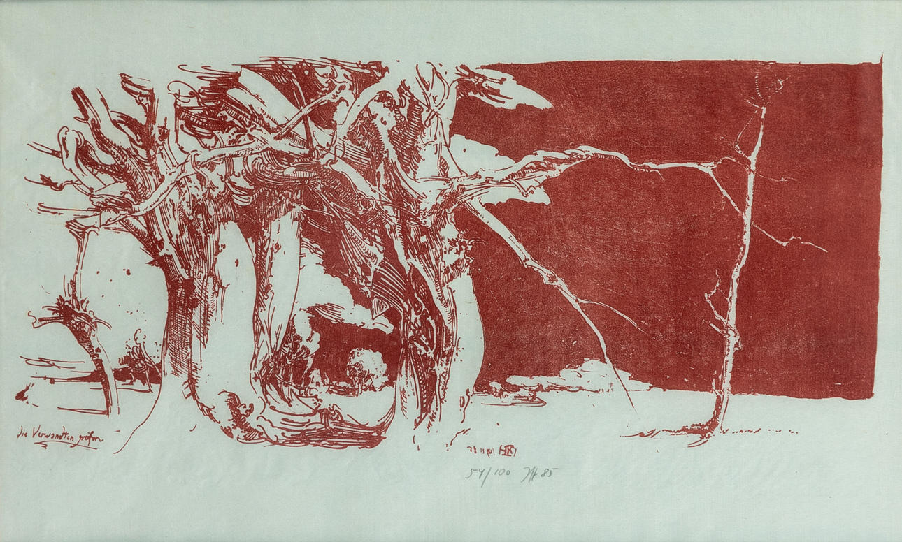 HORST JANSSEN (1929-1995). De pårørende griber.