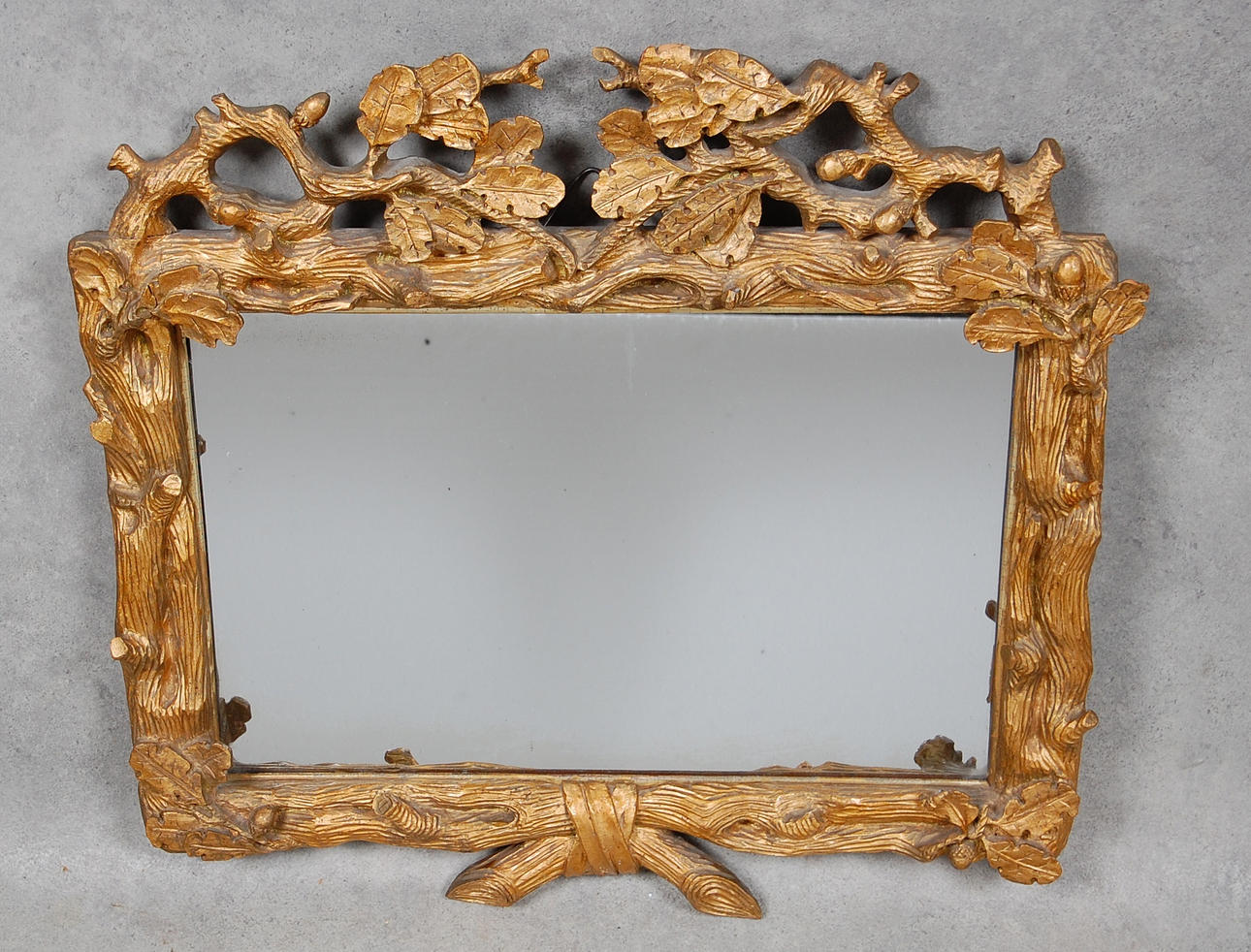 SPEGEL, etikettmärkt J H Ruthenbeck Uddevalla 1800-tal.