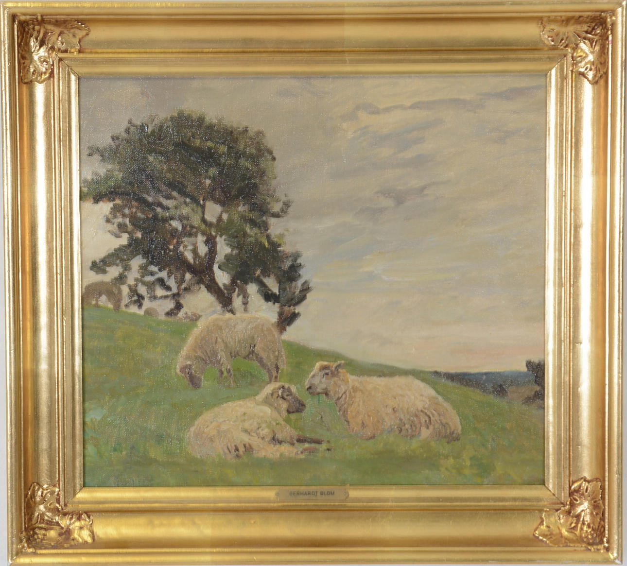 GERHARD BLOM. Olja på pannå.