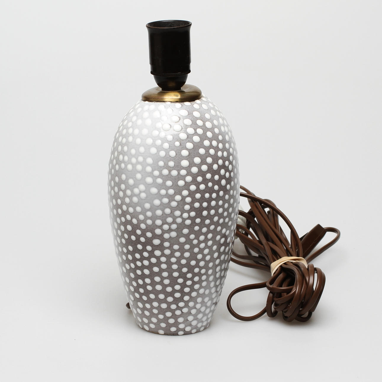 BORDSLAMPA, keramik, "Västkust", Ingrid Atterberg, Ekeby.