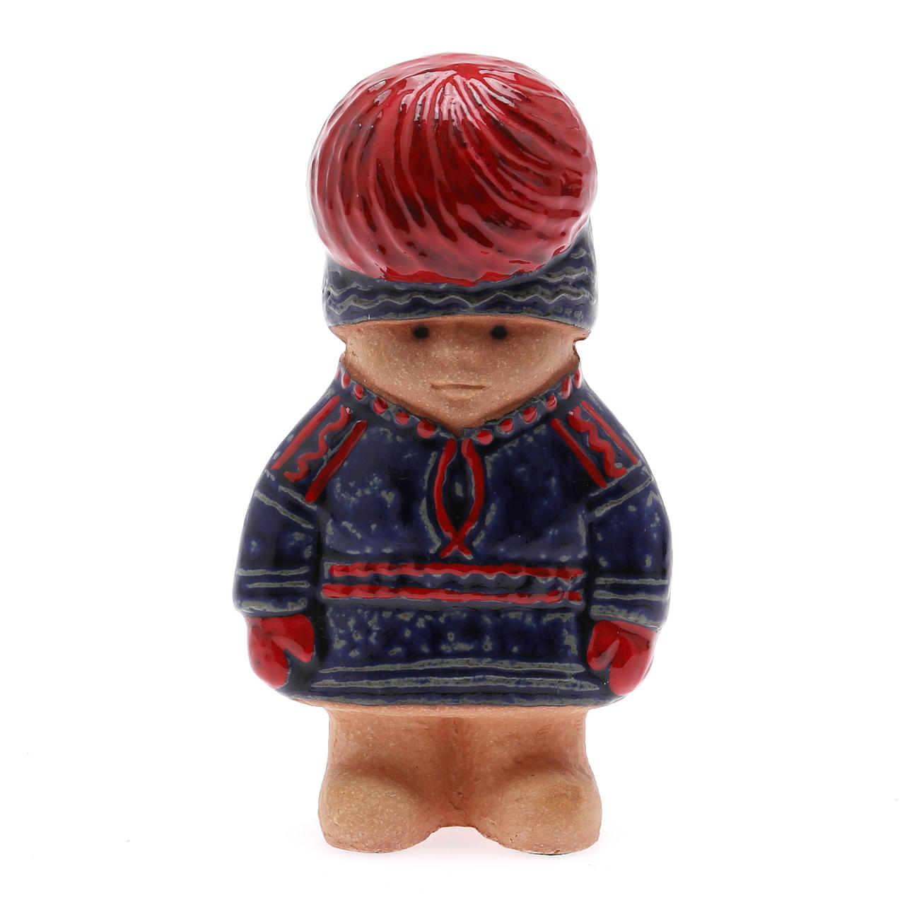 LISA LARSON. FIGUR, stentøj, „Nils“, Rörstrand, 20. årh.