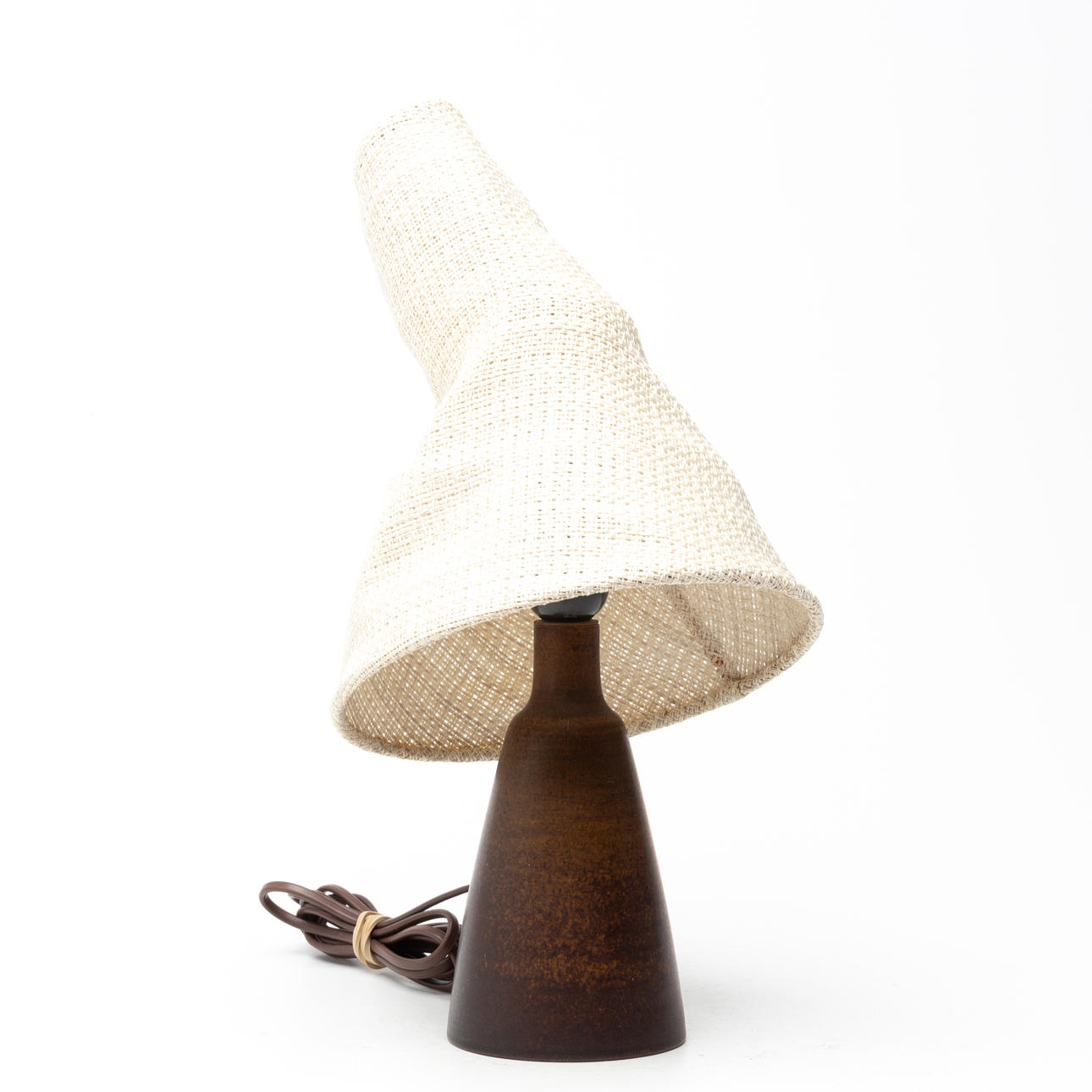 ERICH & INGRID TRILLER. Lámpara de mesa, Tobo.
