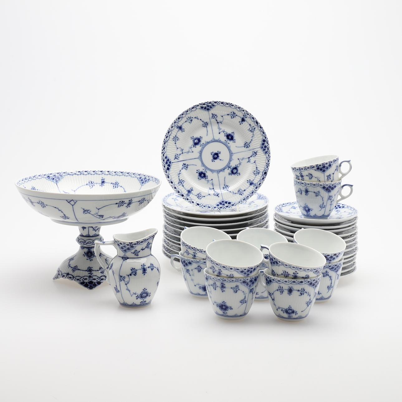 KAFFEESET, MUSSELMALET, ROYAL COPENHAGEN.