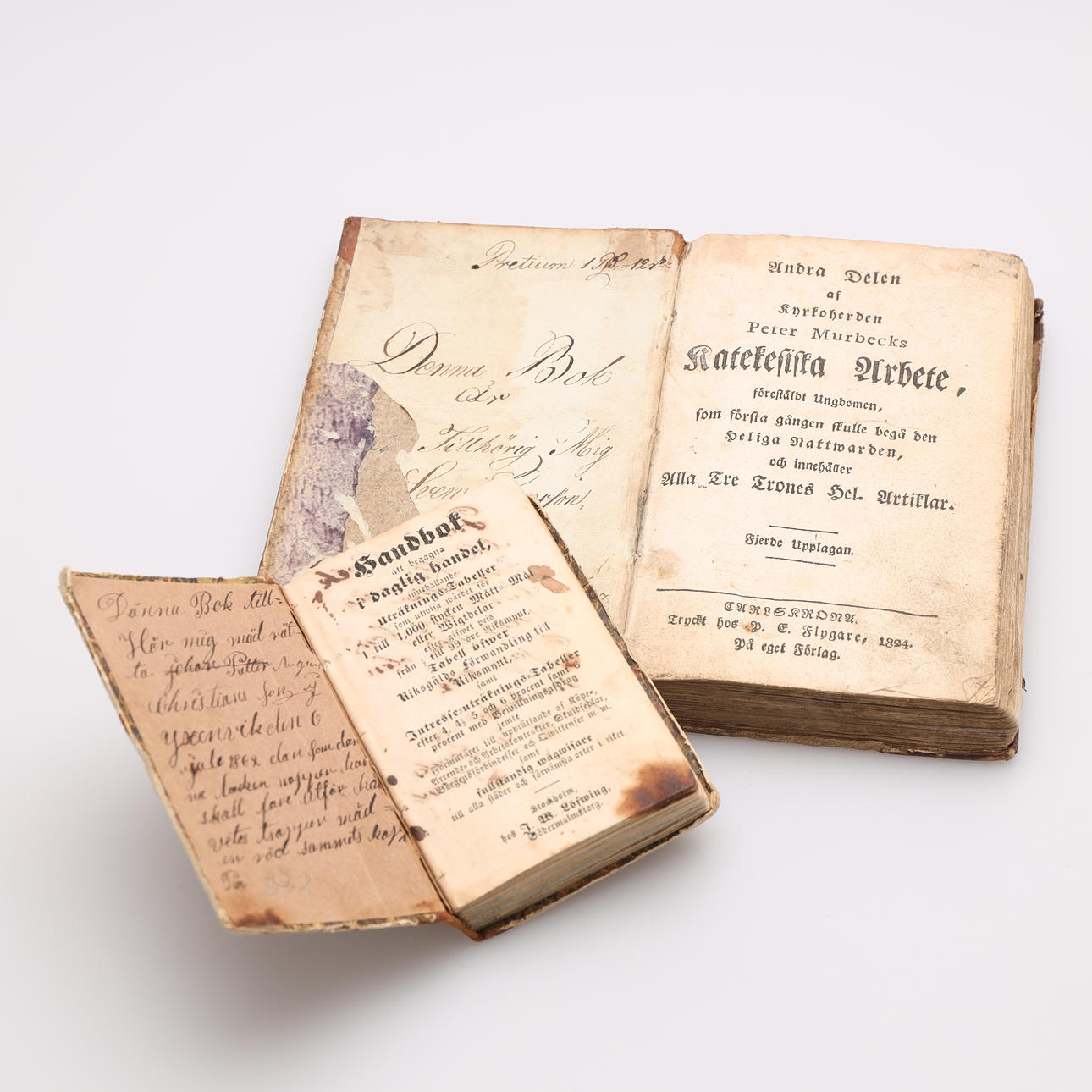 Two 19th century books.