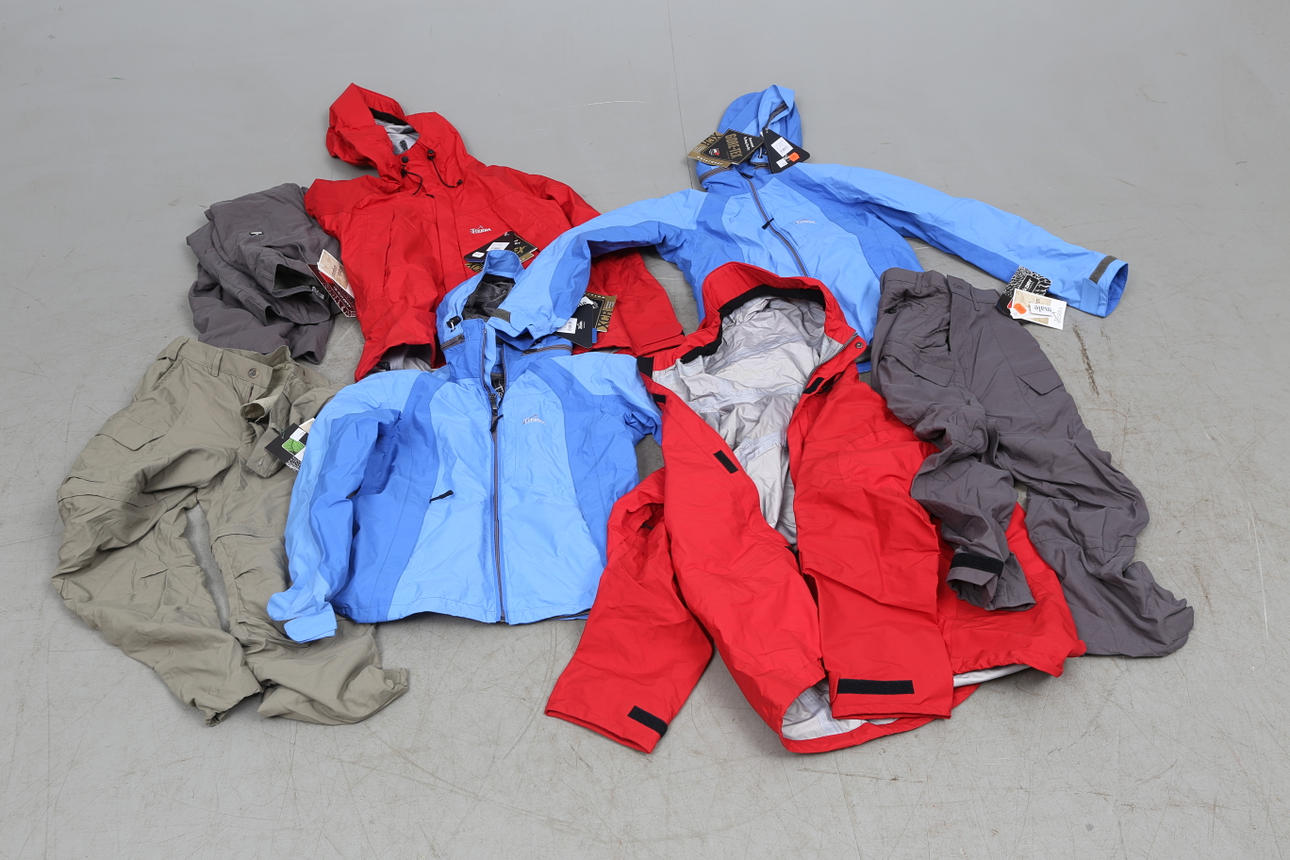 BYXOR OCH JACKOR, 7 delar, Dam och herr, Tierra.