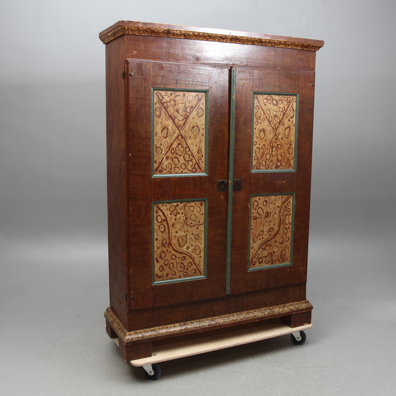 SKÅP/GARDEROB, allmoge, daterad 1773.