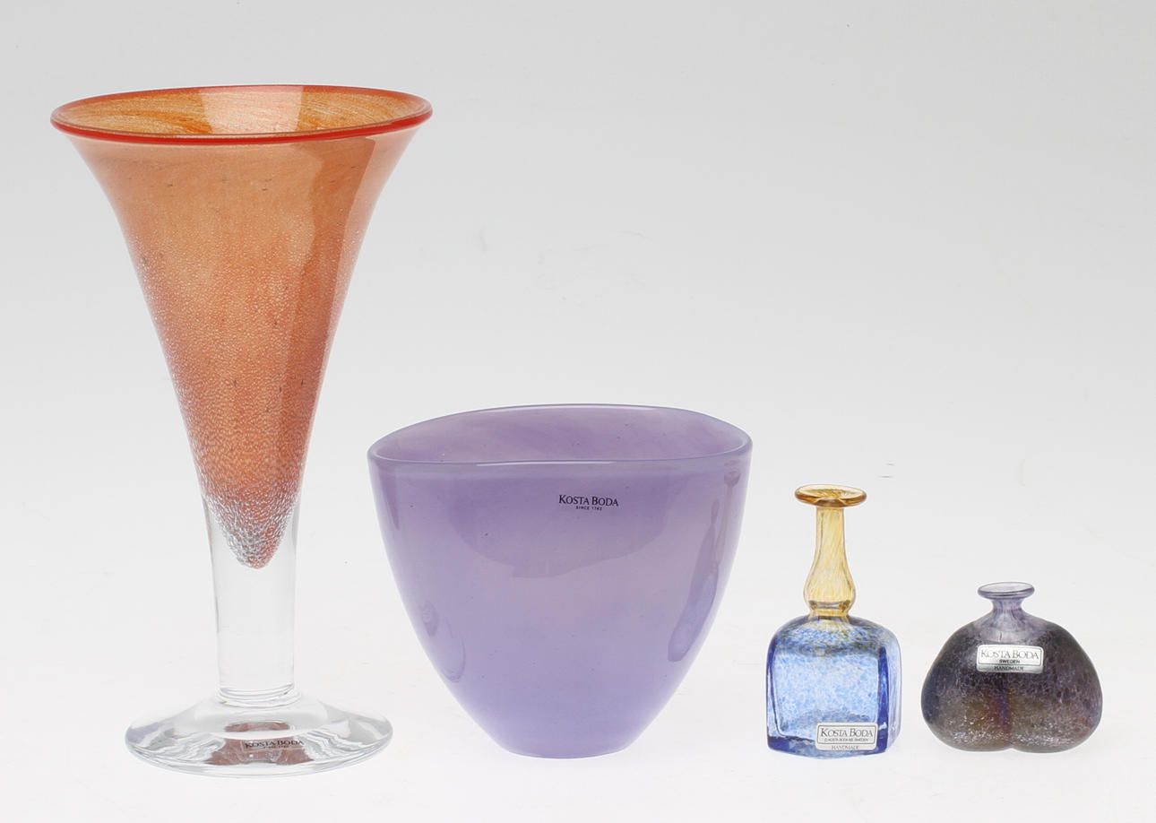 PARTI GLAS, 4 delar, Kosta Boda.