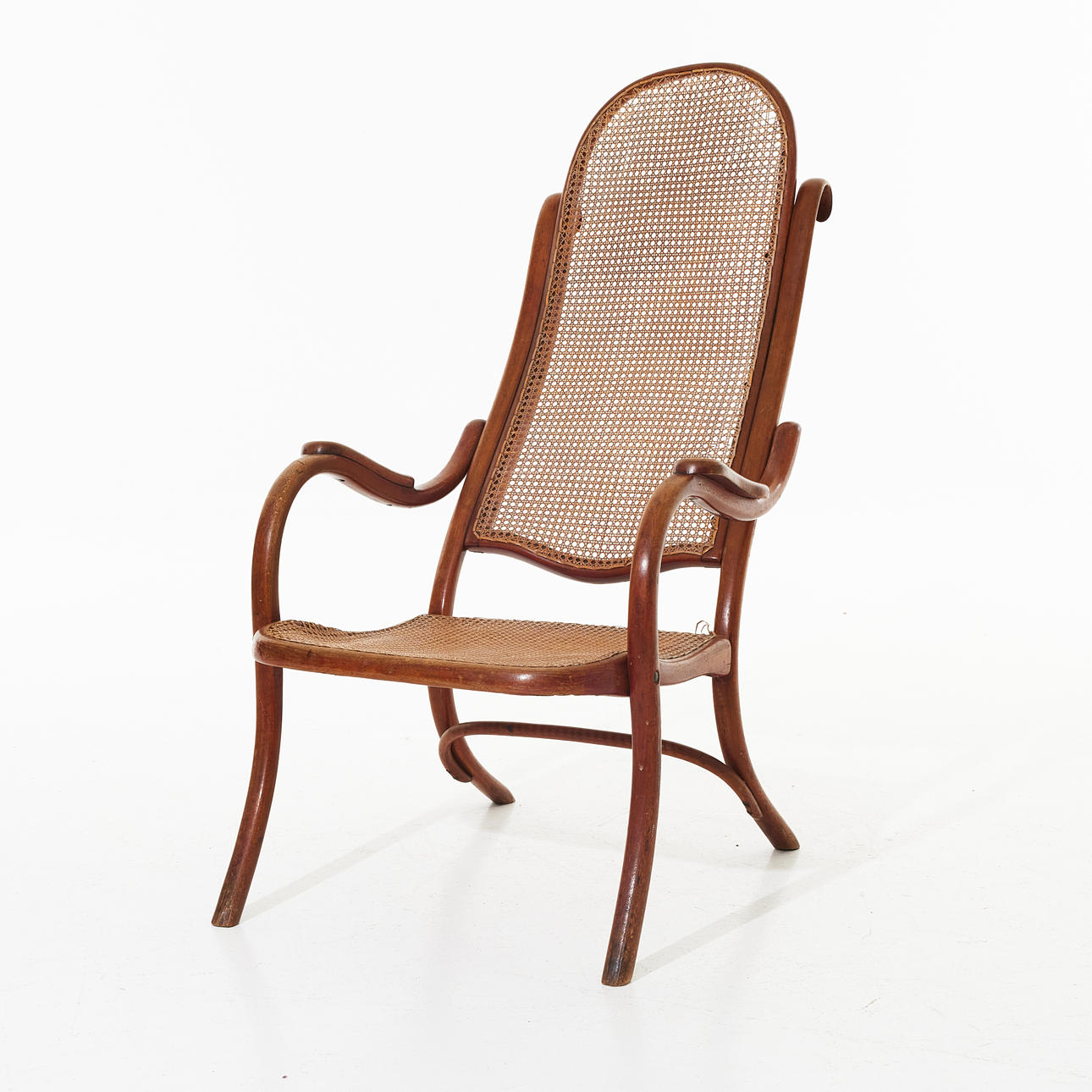 MICHAEL THONET. Kaminsessel, Nr. 1 um 1890.