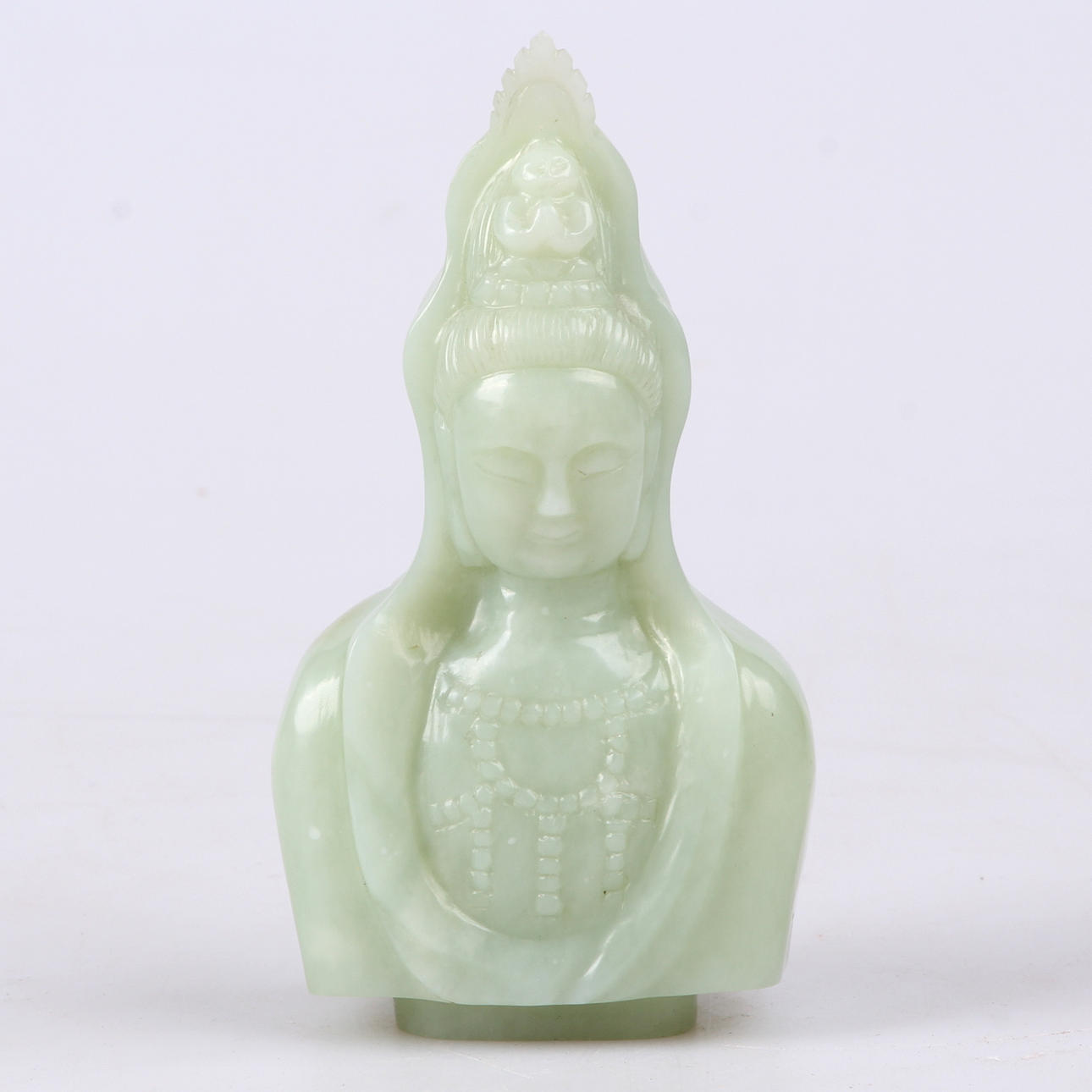 FIGURIN, jade, Gudinna, Qing dynasti (1644-1911).
