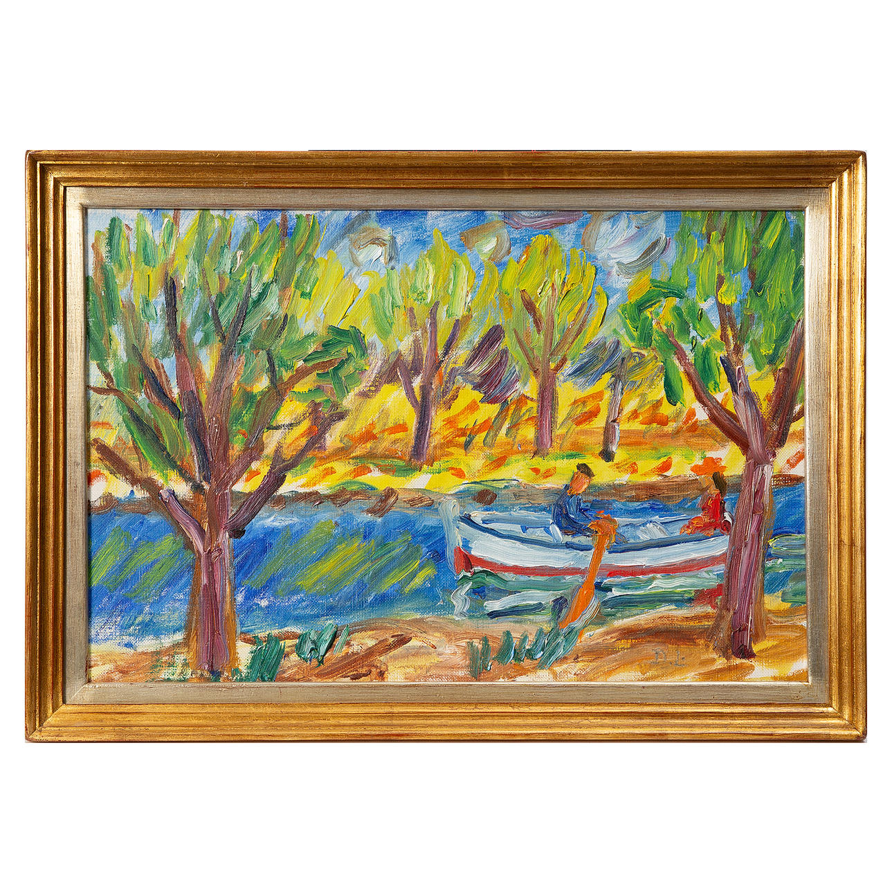 DAVID LARSSON. Oil on canvas, signed D.L.