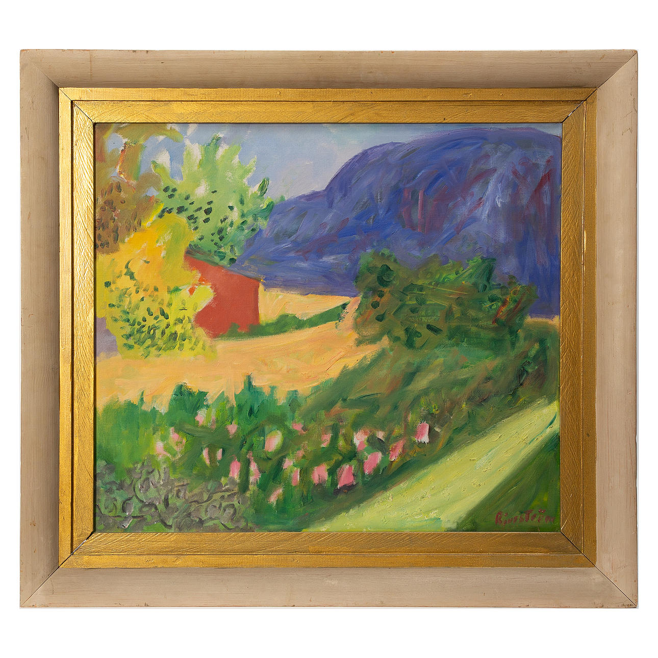 TOR BJURSTRÖM. Oil on canvas, signed.