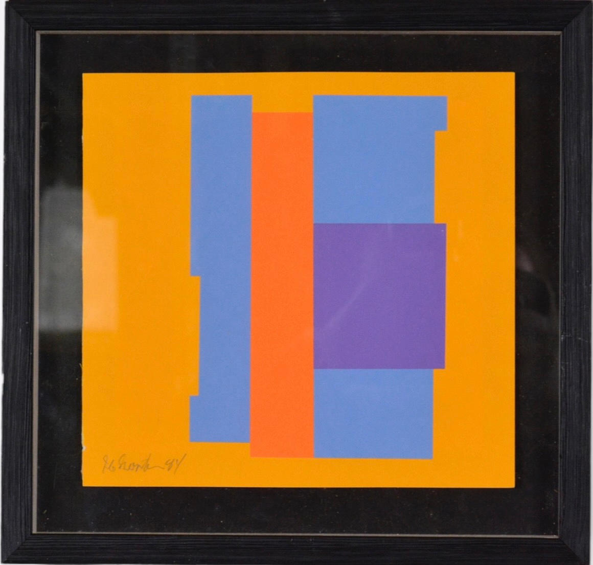 IB GEERTSEN. Färglitografi.