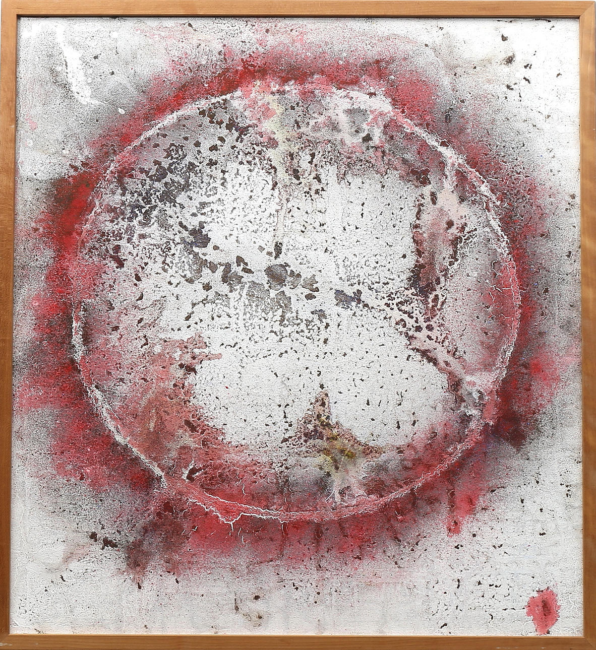 GUNNAR ZANDER. TILLSKRIVEN. Mytologiskt fragment, olja på duk, osignerad.