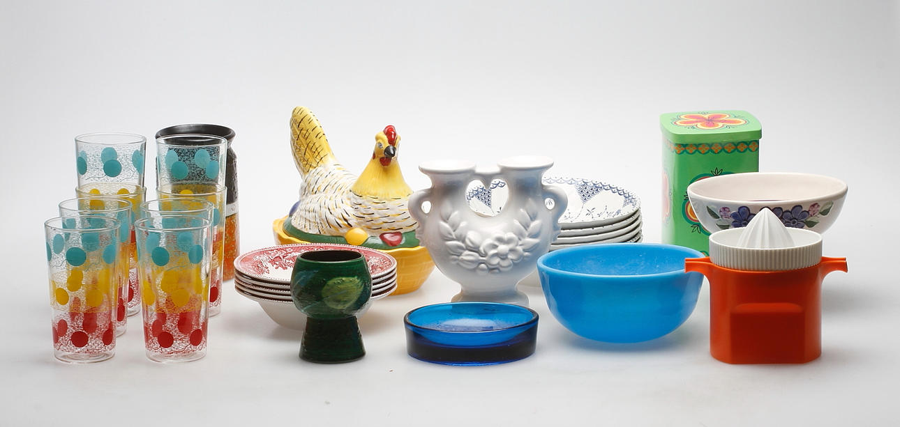 DIVERSE, bland annat Gustavsberg, Upsala Ekeby, Ira, Erik Höglund, 1900-talets andra hälft.