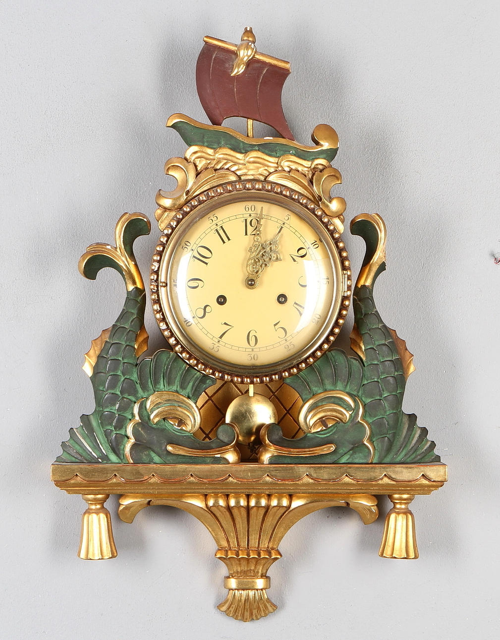 VÄGGPENDYL, empirestil, 1900-tal.