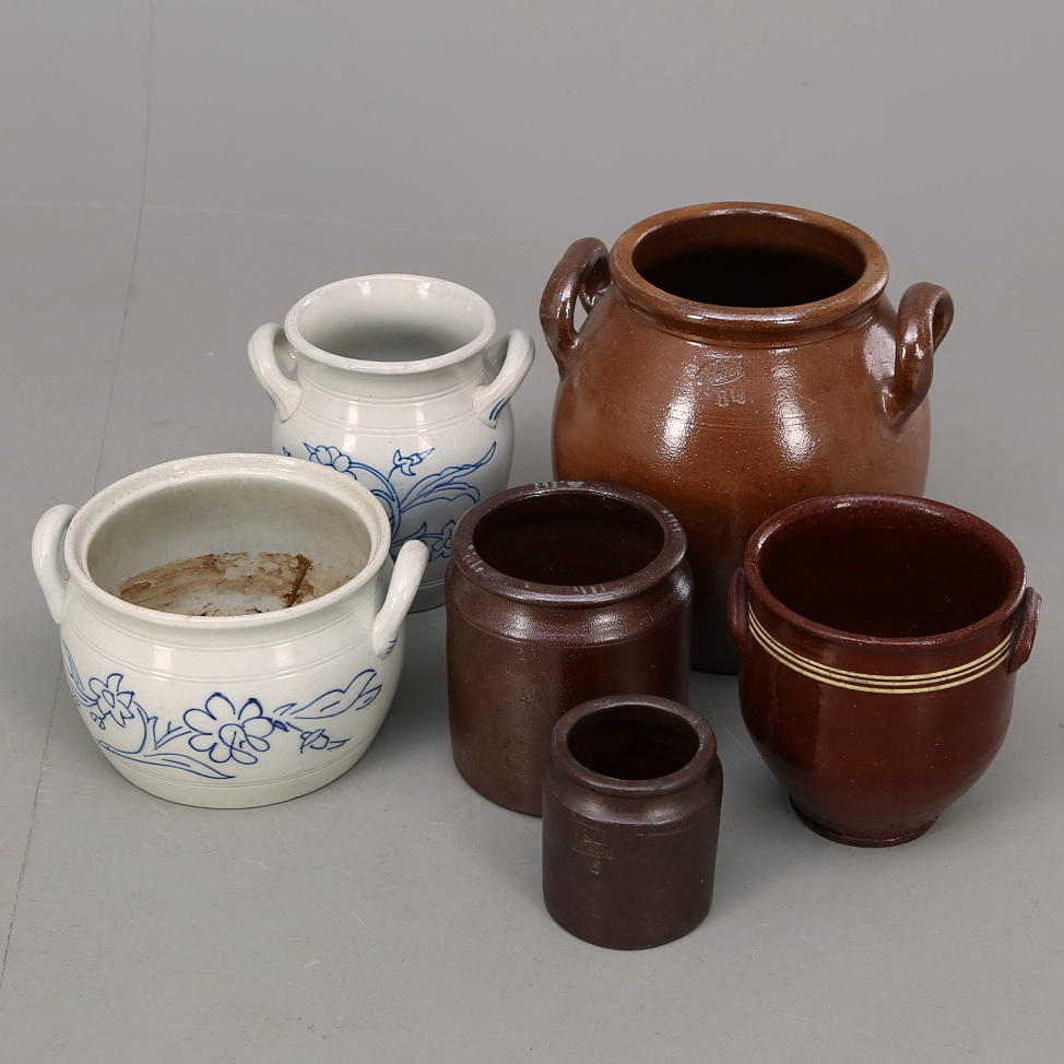 KRUS, 6 st, keramik, Höganäs, Göteborg, Raus.