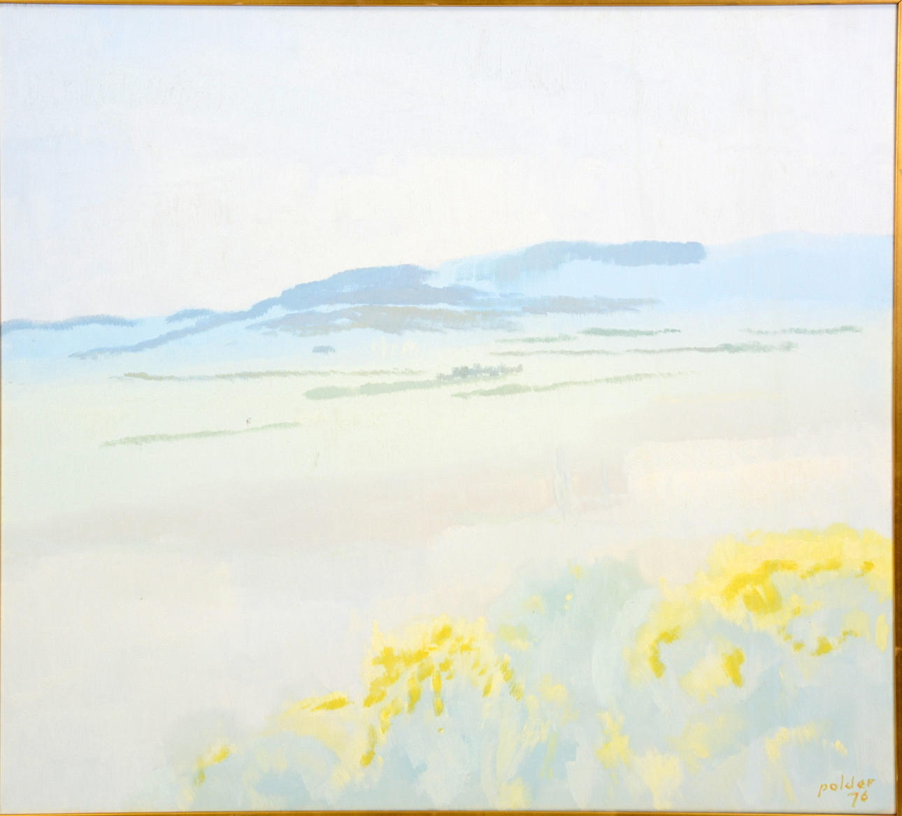 RUDI POLDER. Olja på duk.