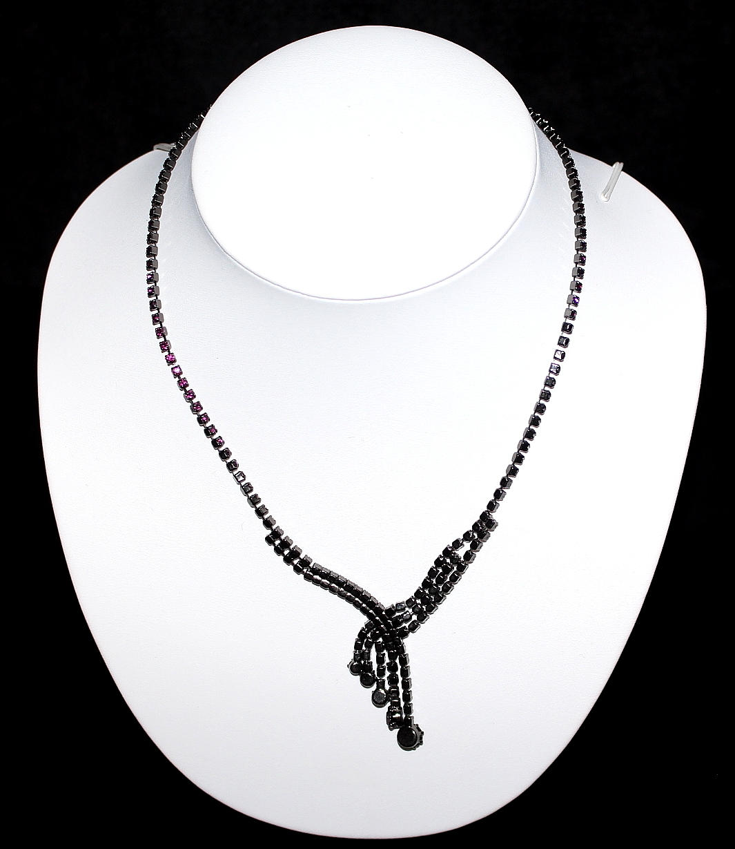 HALSBAND, med ÖRONHÄNGEN, strass.