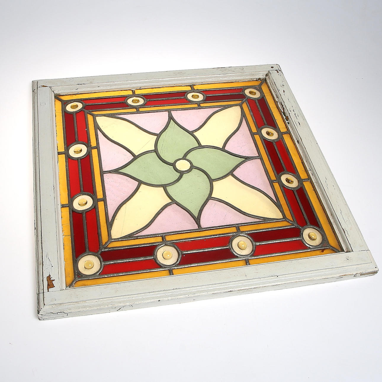 BLYGLASFÖNSTER, jugend. 1900-talets början.