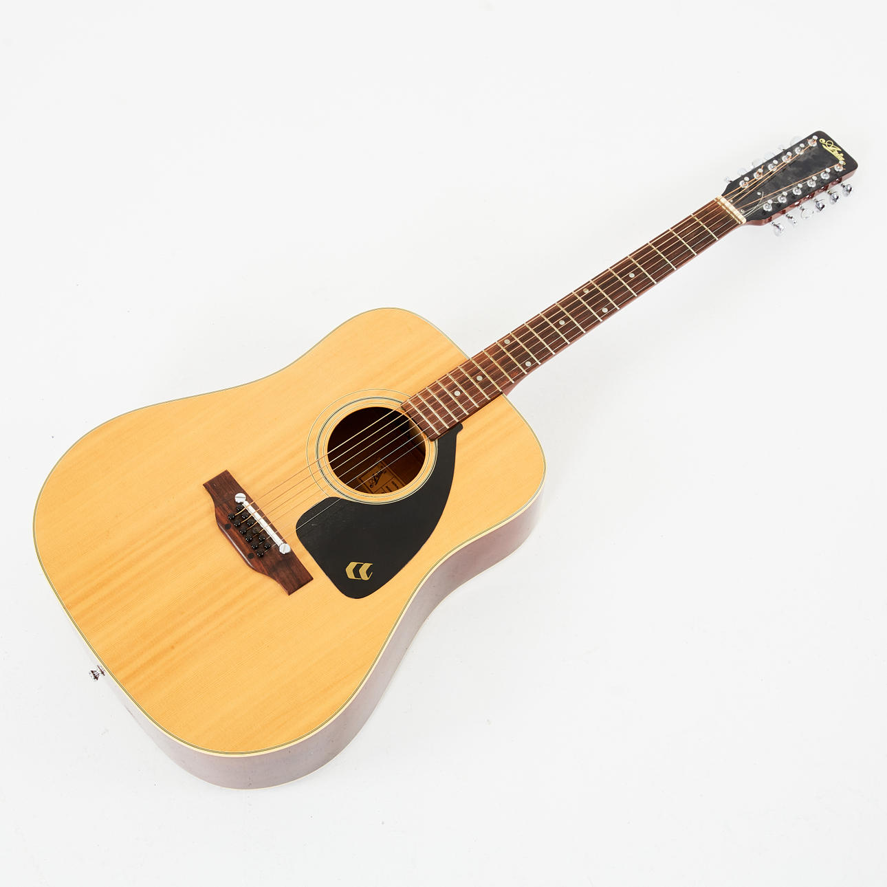 aria アコースティックギター GUITAR, Aria model 6714, for 12 strings, with case