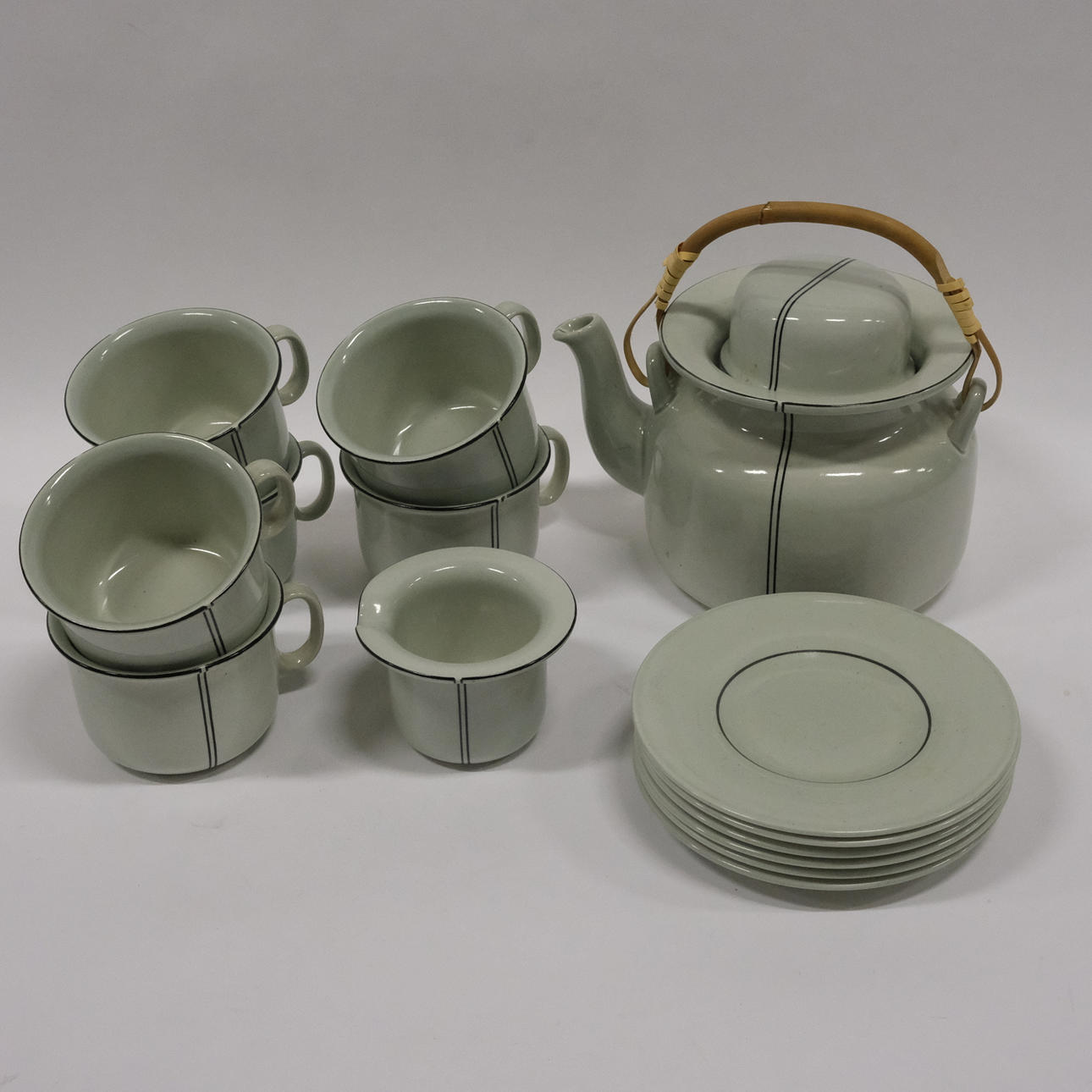 STIG LINDBERG. TEESET, „DEMI“, 14-TEILIG, GUSTAVSBERG.