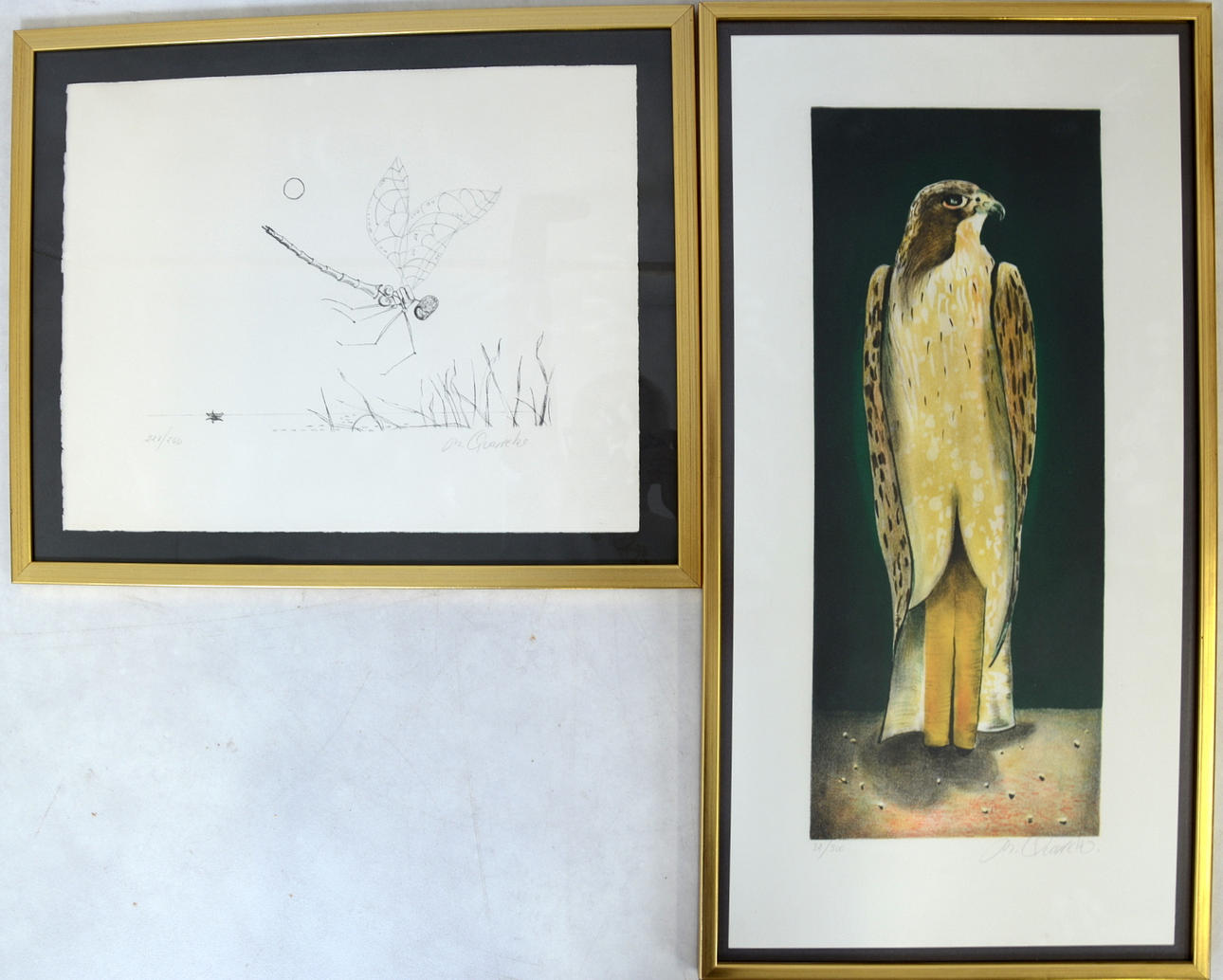 MICHAEL QVARSEBO. Litografier, 2 st.