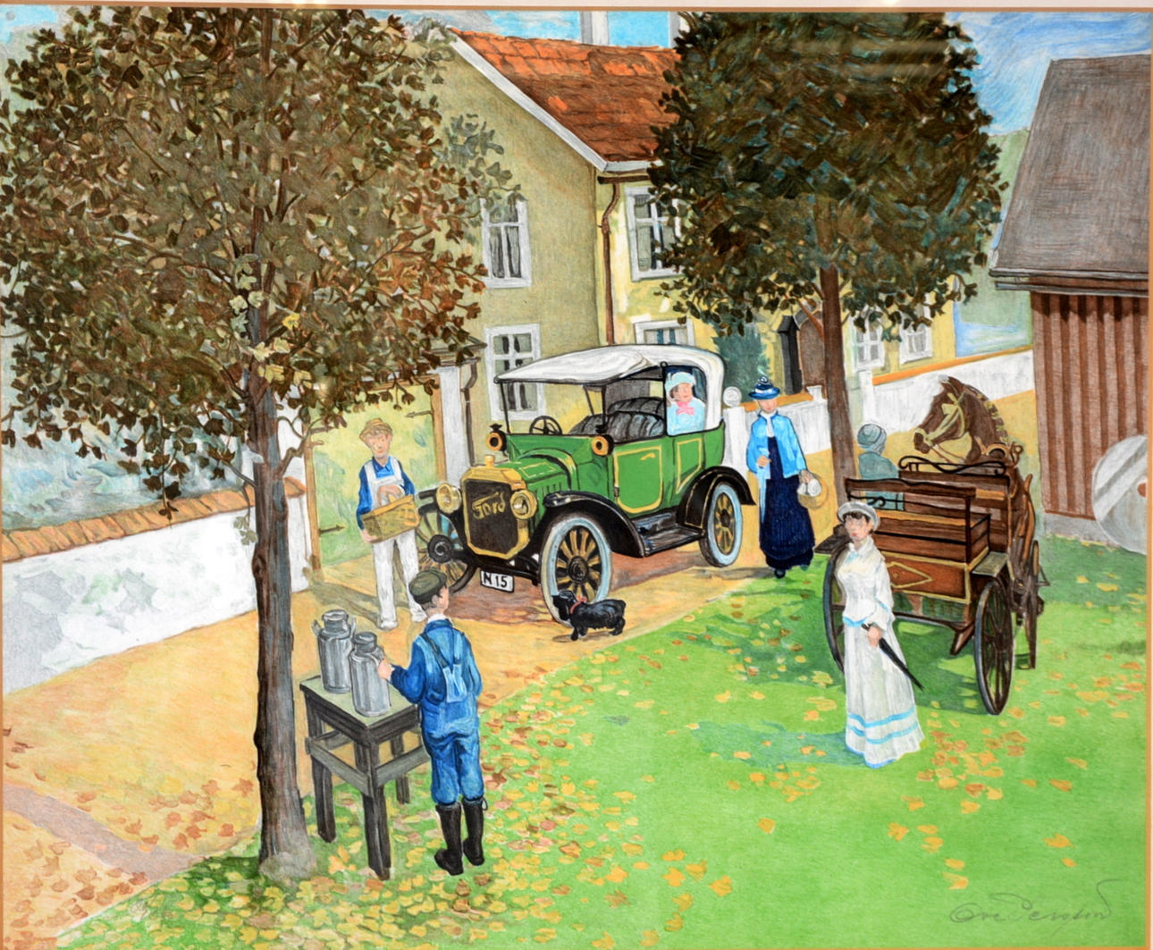 OVE PERSSON. Färglitografi.