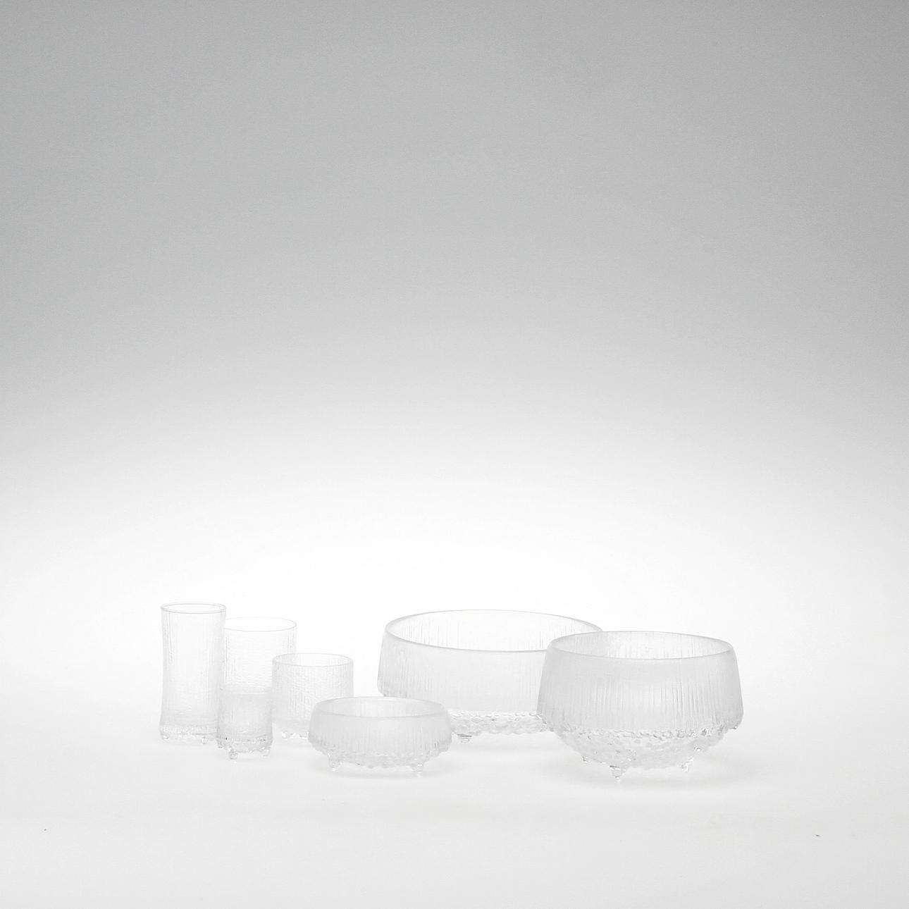GLASSERVIS, 71 delar, "Ultima Thule", Tapio Wirkkala för Iittala.