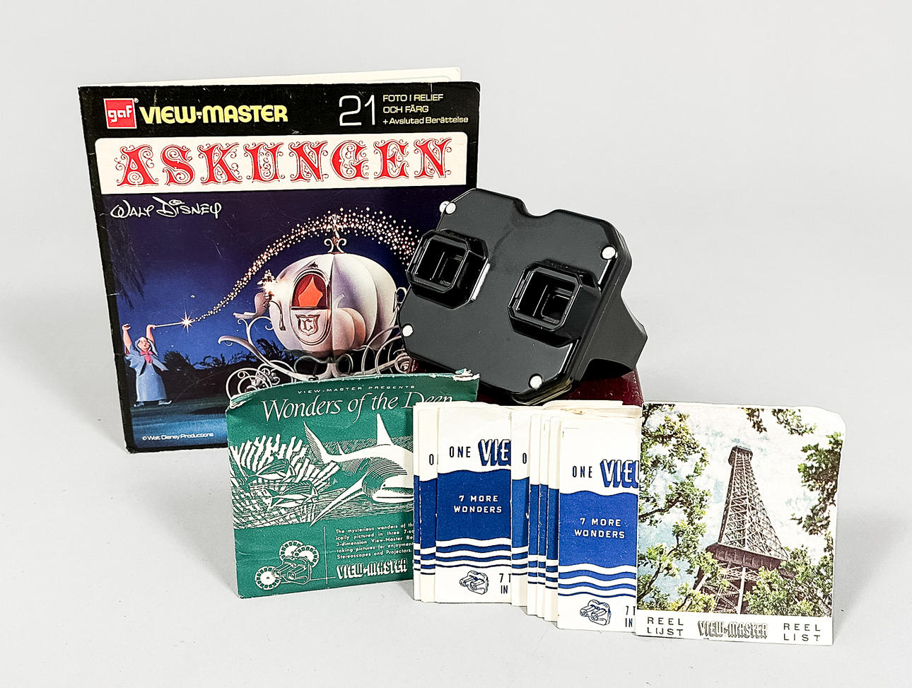 VIEW MASTER, kuvat 12 sarjaa.