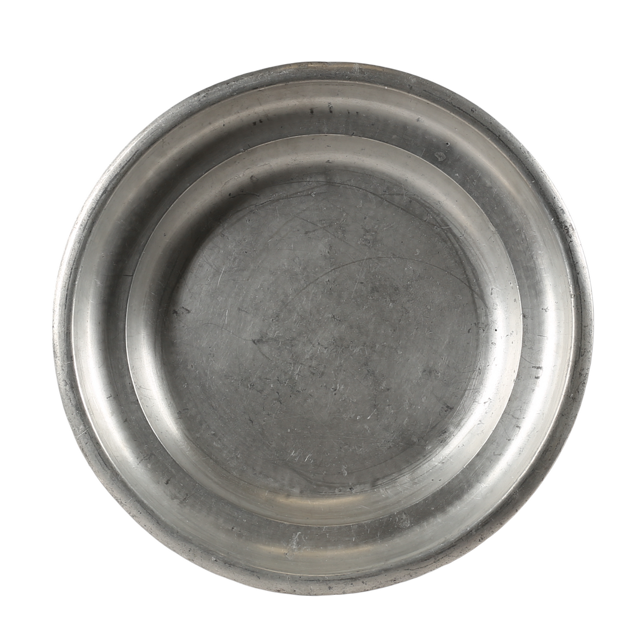 Eine Blechschale, Stockholm, 18. Jahrhundert.