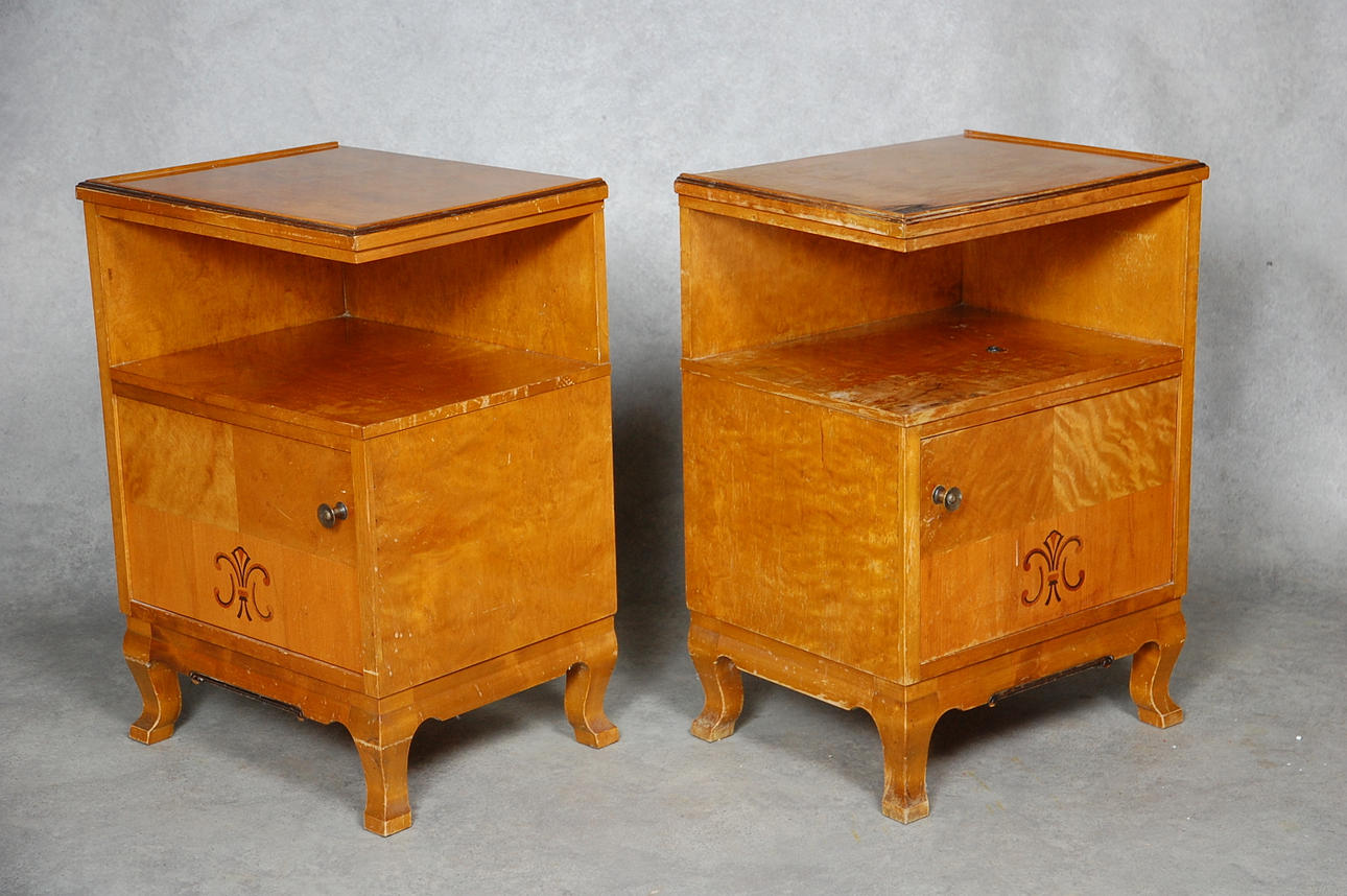 NATTDUKSBORD, 1 par, 1930-tal.