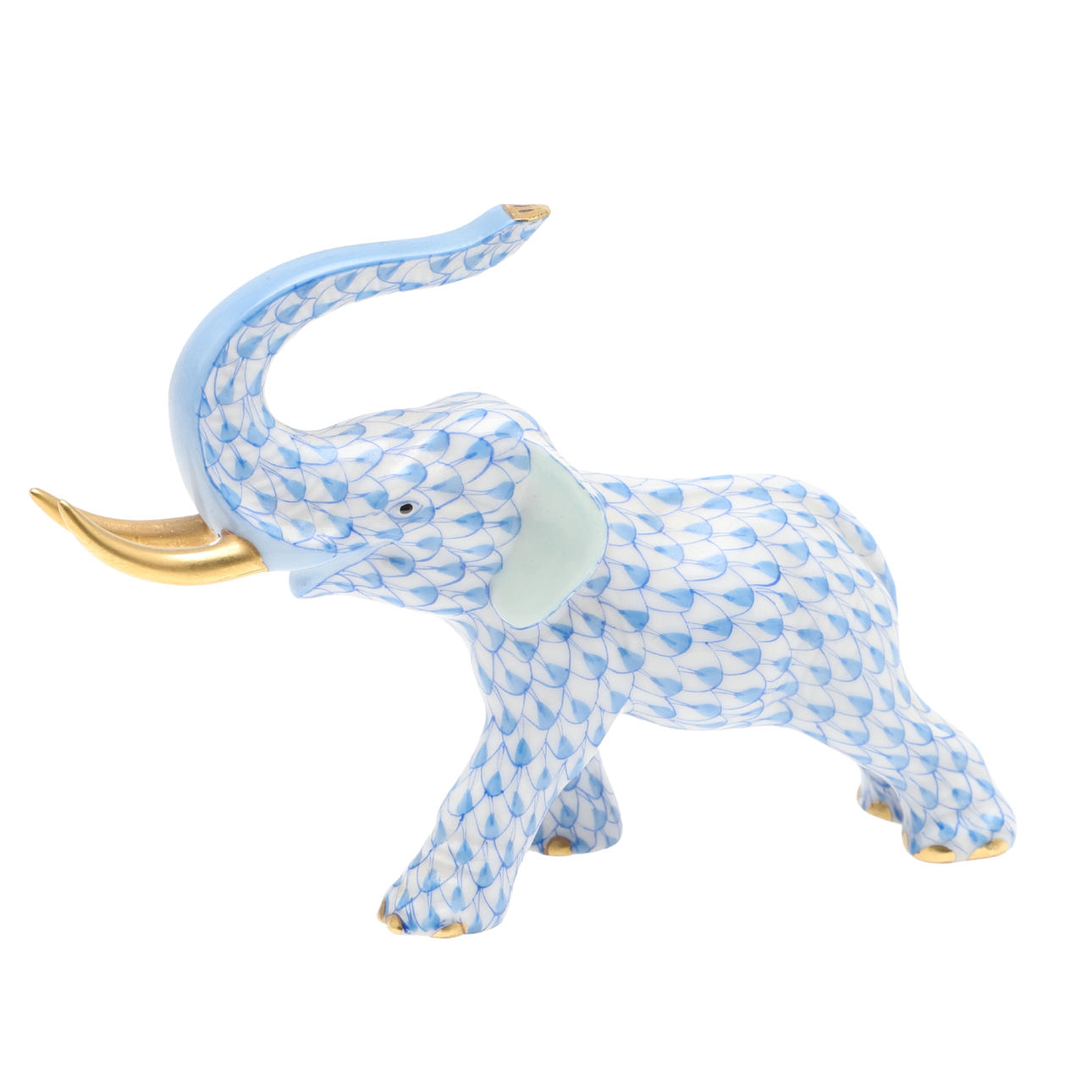 NETZFIGUR EINES ELEFANTEN IN HEREND.