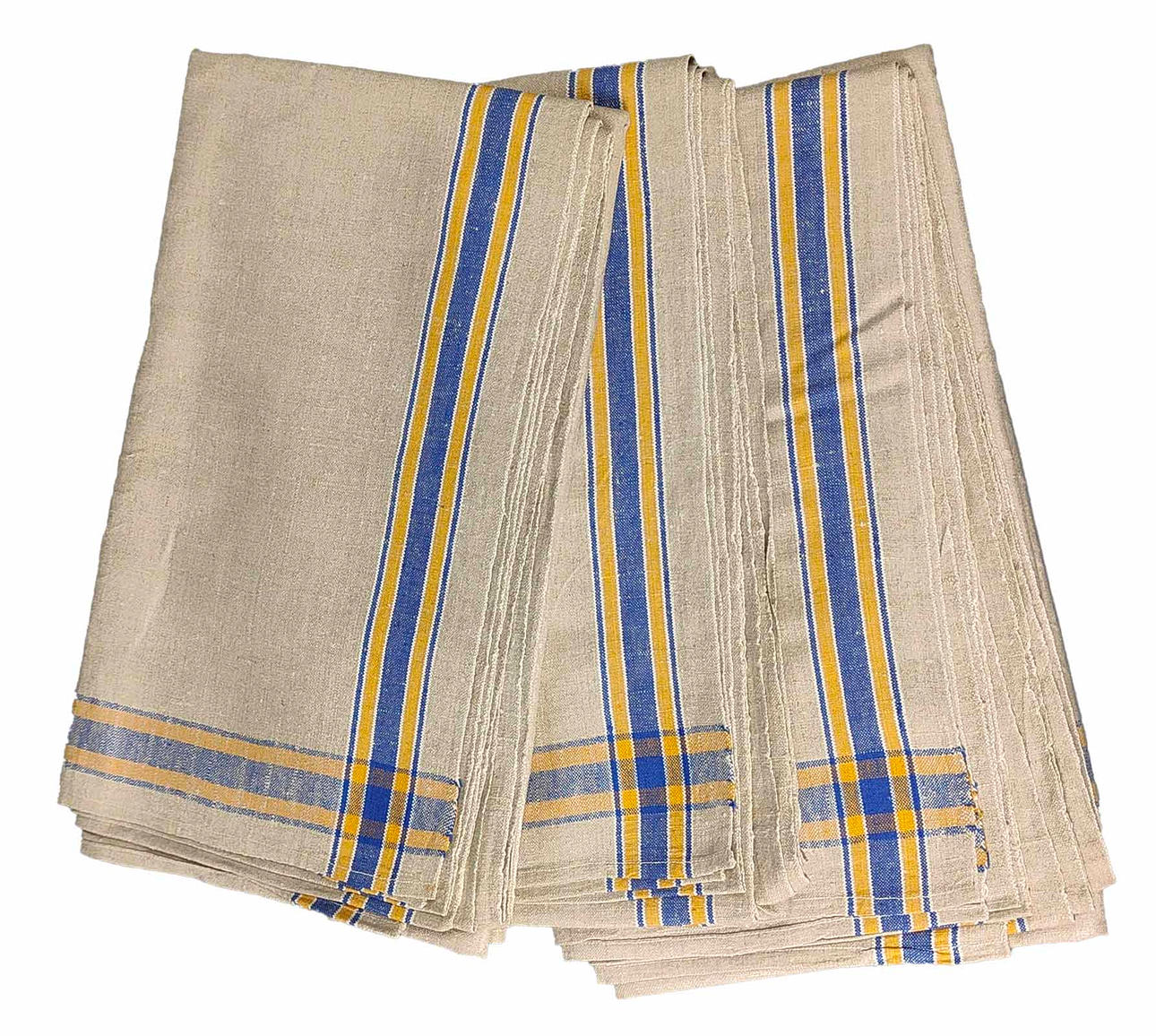 3 ROLLTÜCHER LEINEN.