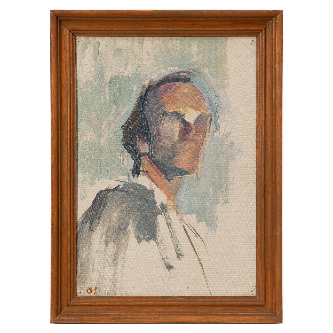 OLLE SKAGERFORS. Öl auf Leinwand, monogrammiert.