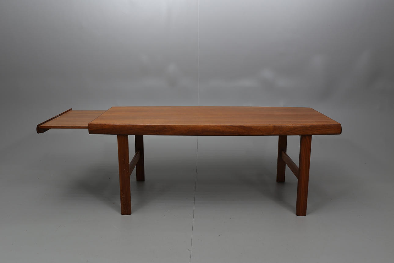 SOFFBORD, teak, utdragbar klaff på en sida, 1950-60-tal.