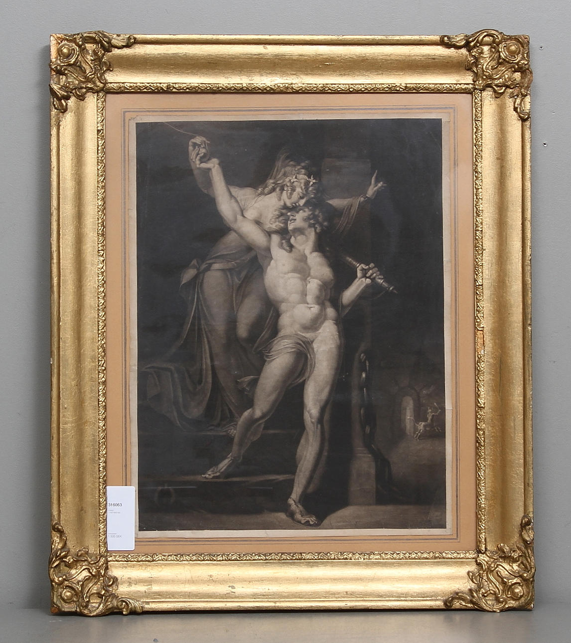 OIDENTIFIERAD KONSTNÄR. Gravyr, 1700/1800-tal.