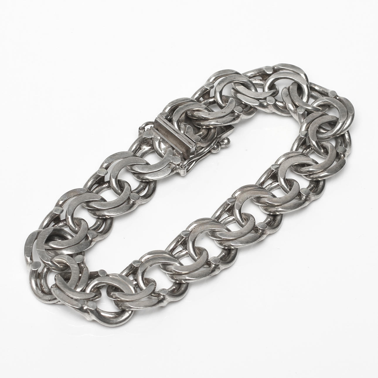 ARMBAND, silver, Jo-Ans Guld, Köping, 1978.