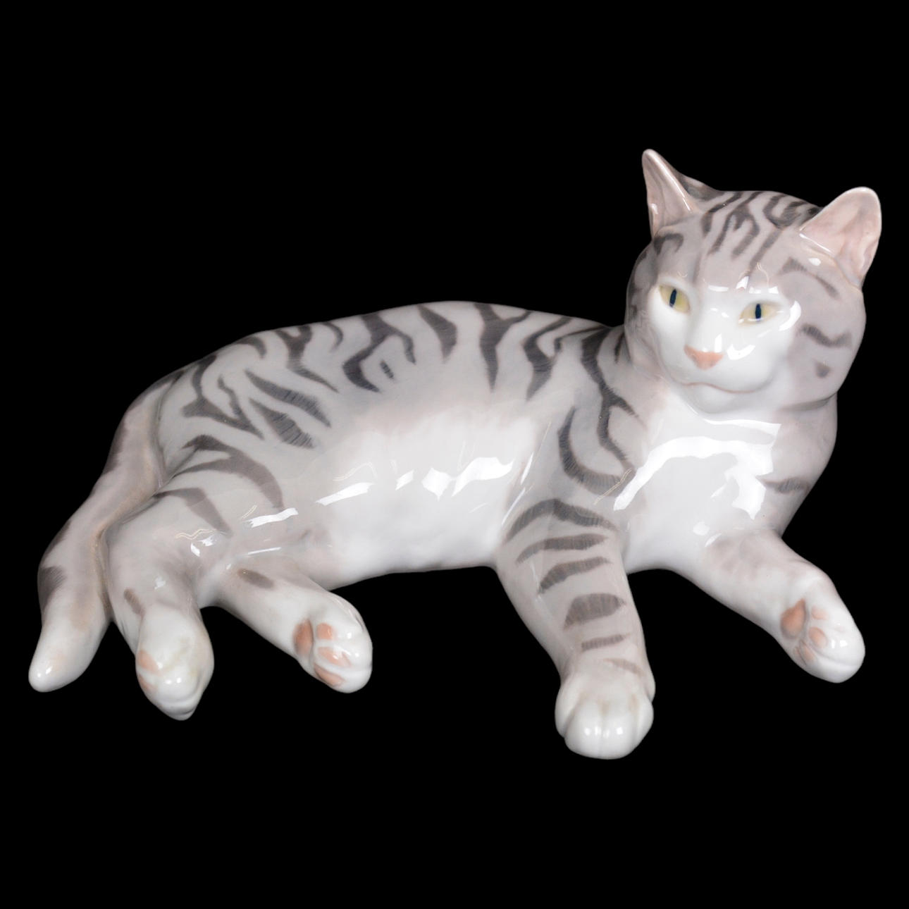 FIGURIN, porslin, Katt, Bing&Gröndahl, Danmark.