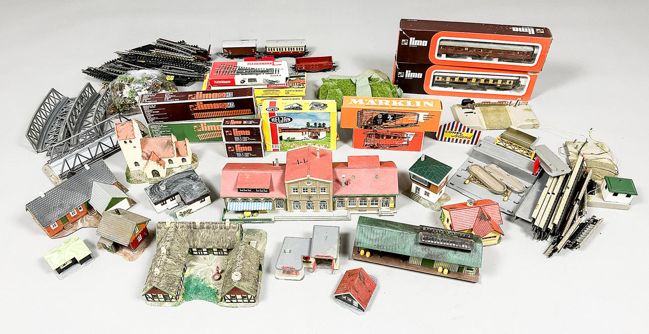 MODELLEISENBAHN, Ersatzteile, Fleischmann, Lima, Märklin.